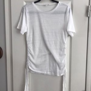 Sheet white tshirt